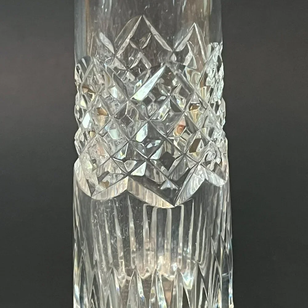 Crystal Footed Bud Vase 6-7/8